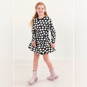 Polka Dot Long Sleeve Dress